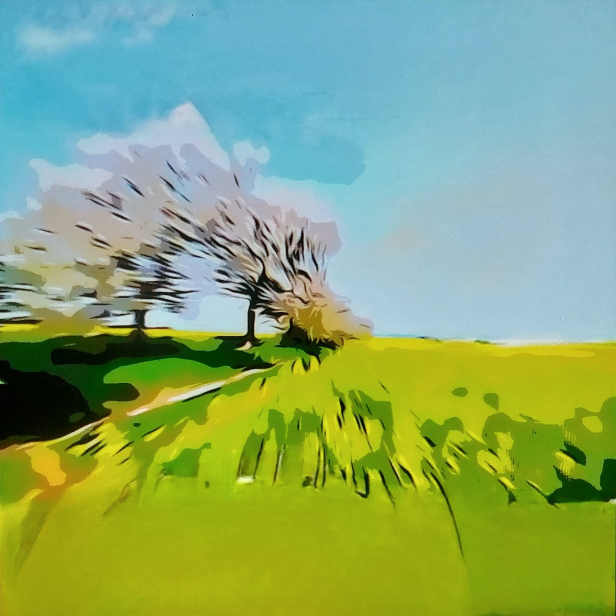 Digitale Landschaft 29 door M. Vet