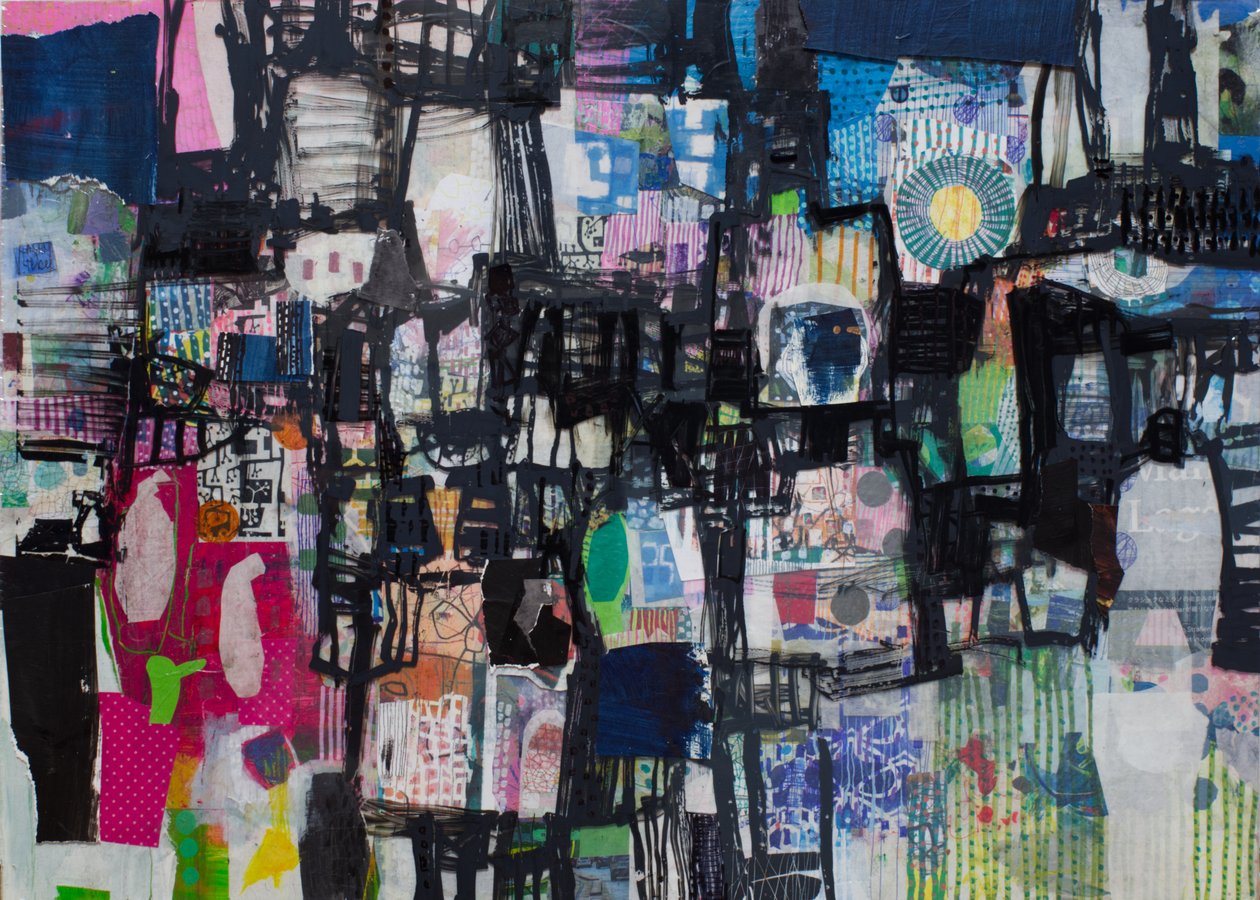 Black Abstraction 0 door OBOSHI