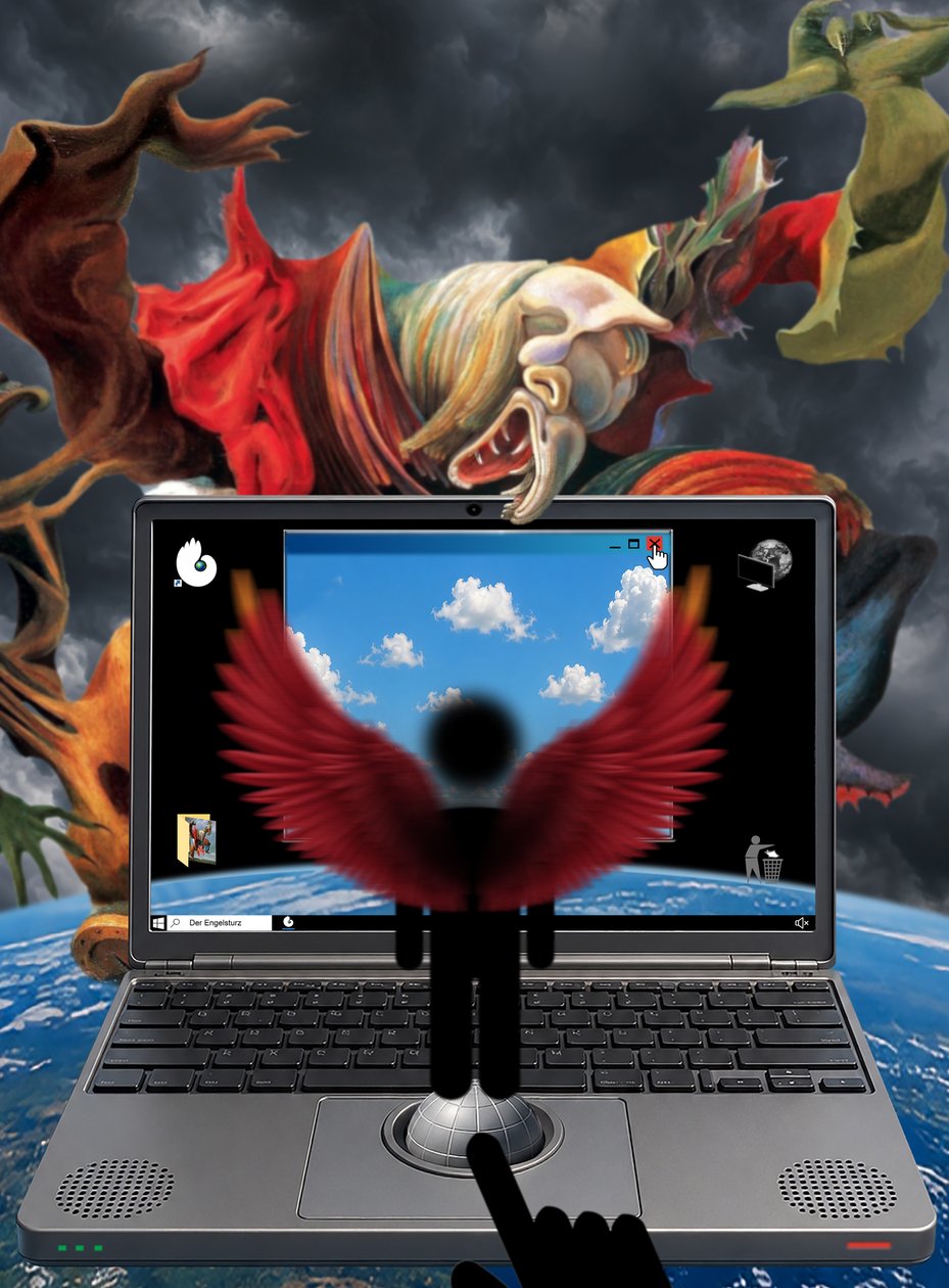 Engelssturz (aus der Serie WINDOWS) door Alexander Eibach