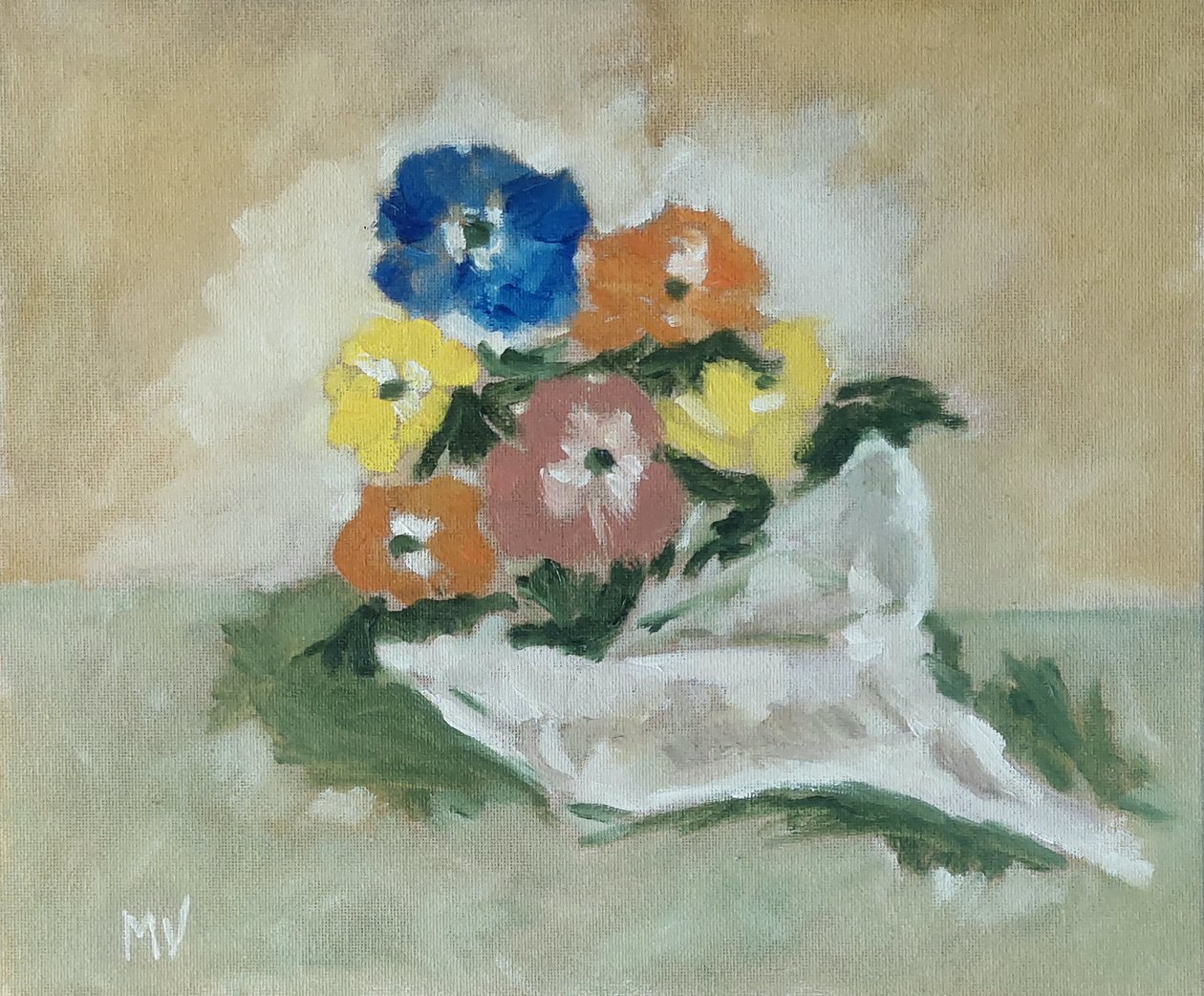 Boeket bloemen door M. Vet