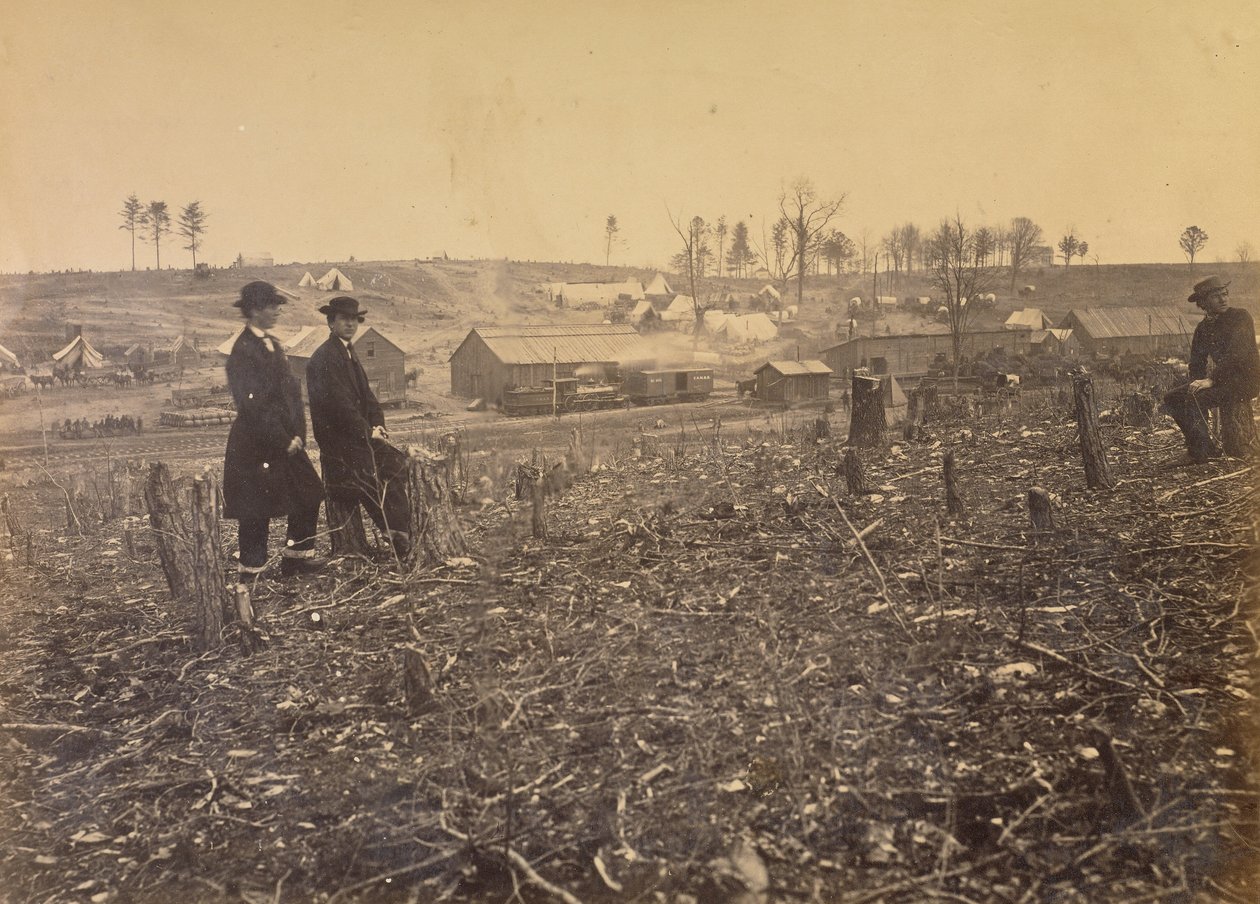 Nr. 91. Fairfax Station - Orange  Alexandria Railroad. door A.J. Russell