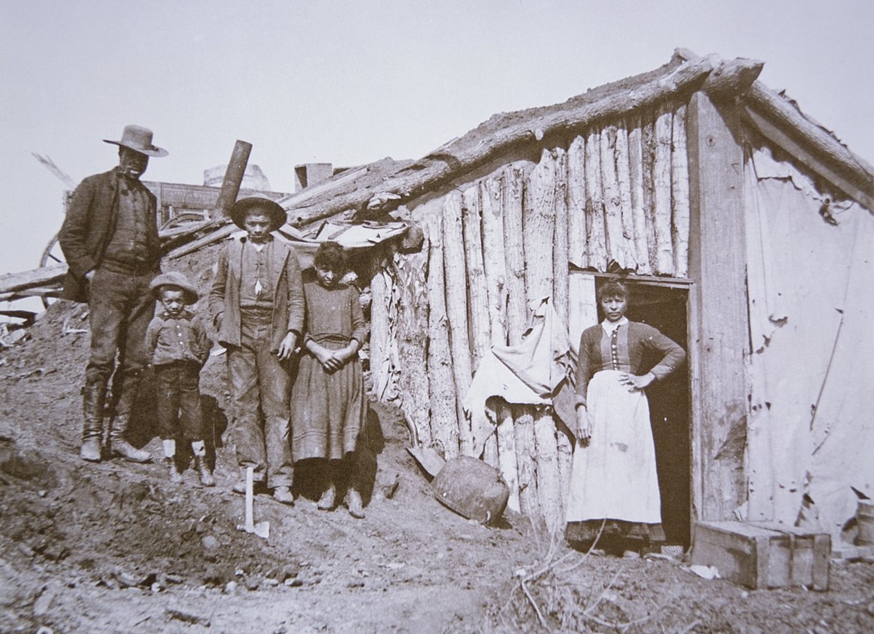 Afrikaans-Amerikaanse kolonisten met eigendomsclaim door A.P. Swearingen
