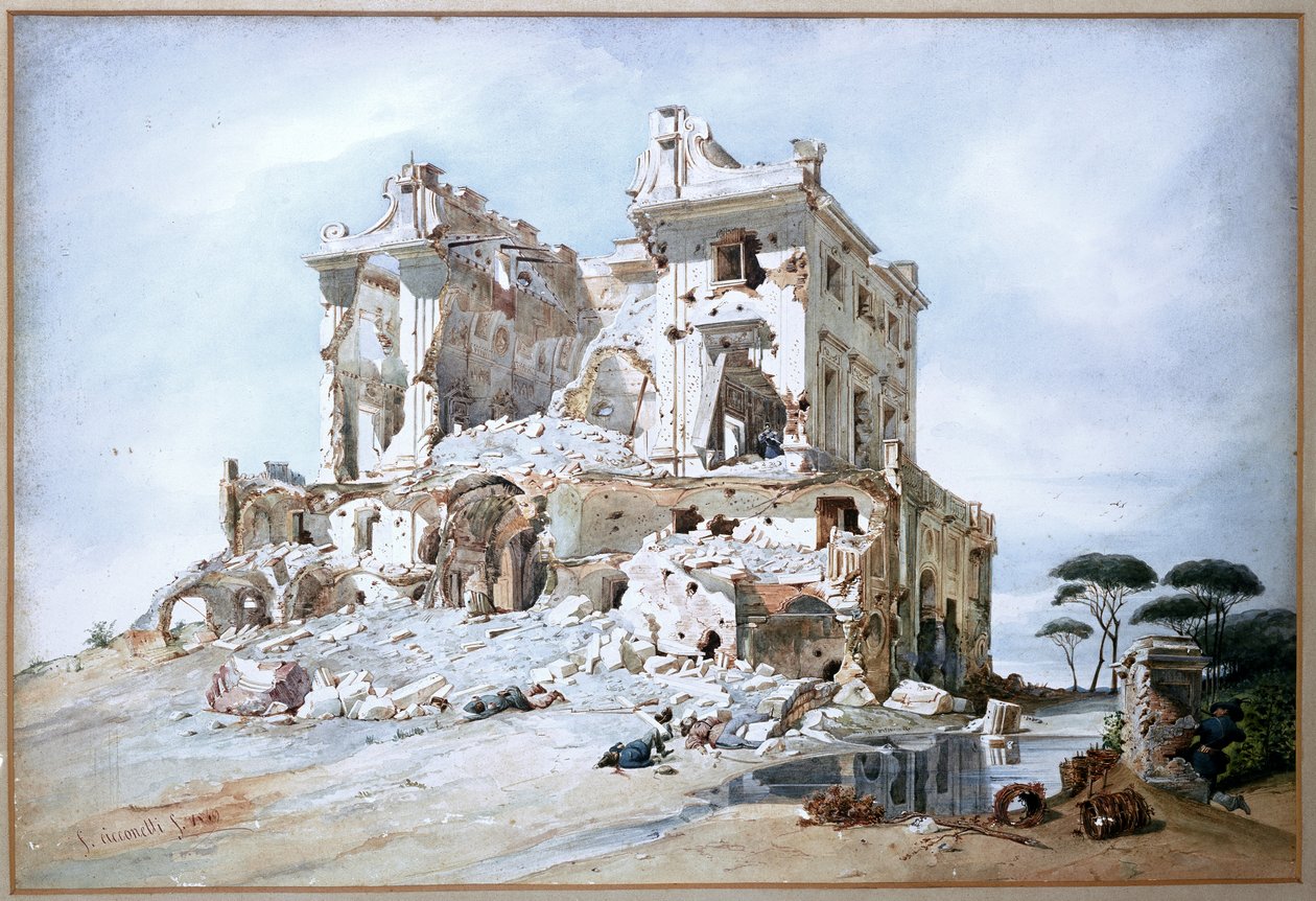 Fase van de verovering van het schip. Romeinse Republiek door A. Cicconetti