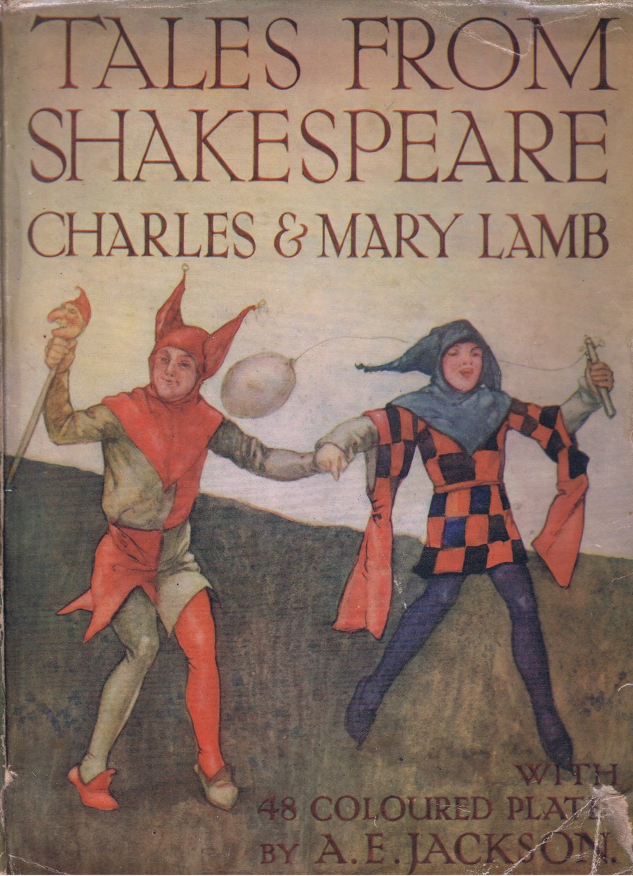 Voorpaginaontwerp, uit Tales from Shakespeare uitgegeven door Ward Lock & Co Ltd, 1930-40s door A. Jackson