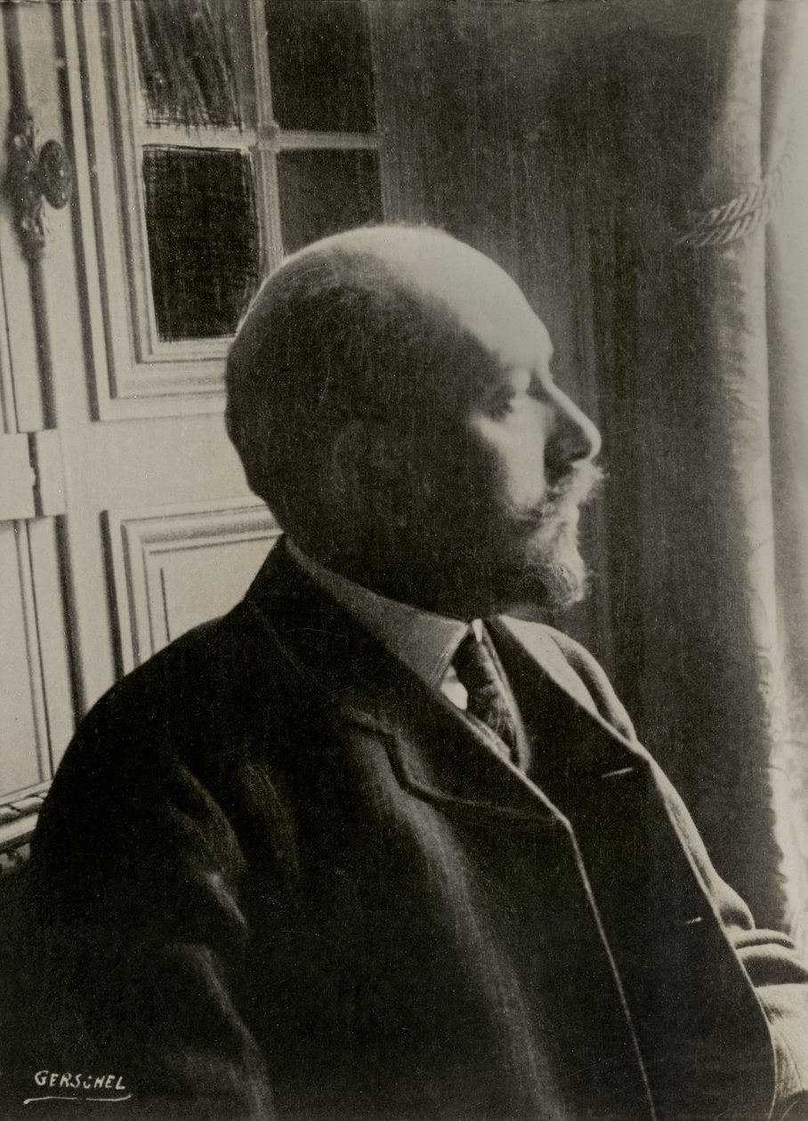 Portret van de schrijver Alfred Capus (foto) door Aaron Gerschel