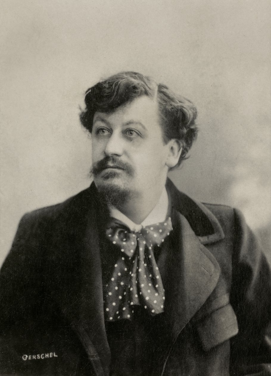 Portret van de schrijver Louis Marsolleau (foto) door Aaron Gerschel