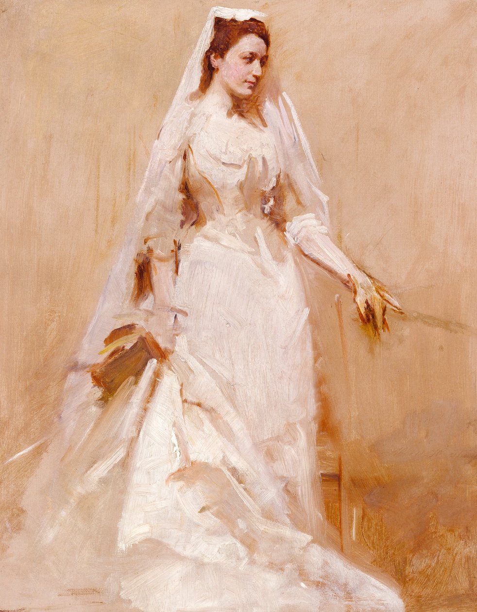 Een bruid door Abbott Handerson Thayer