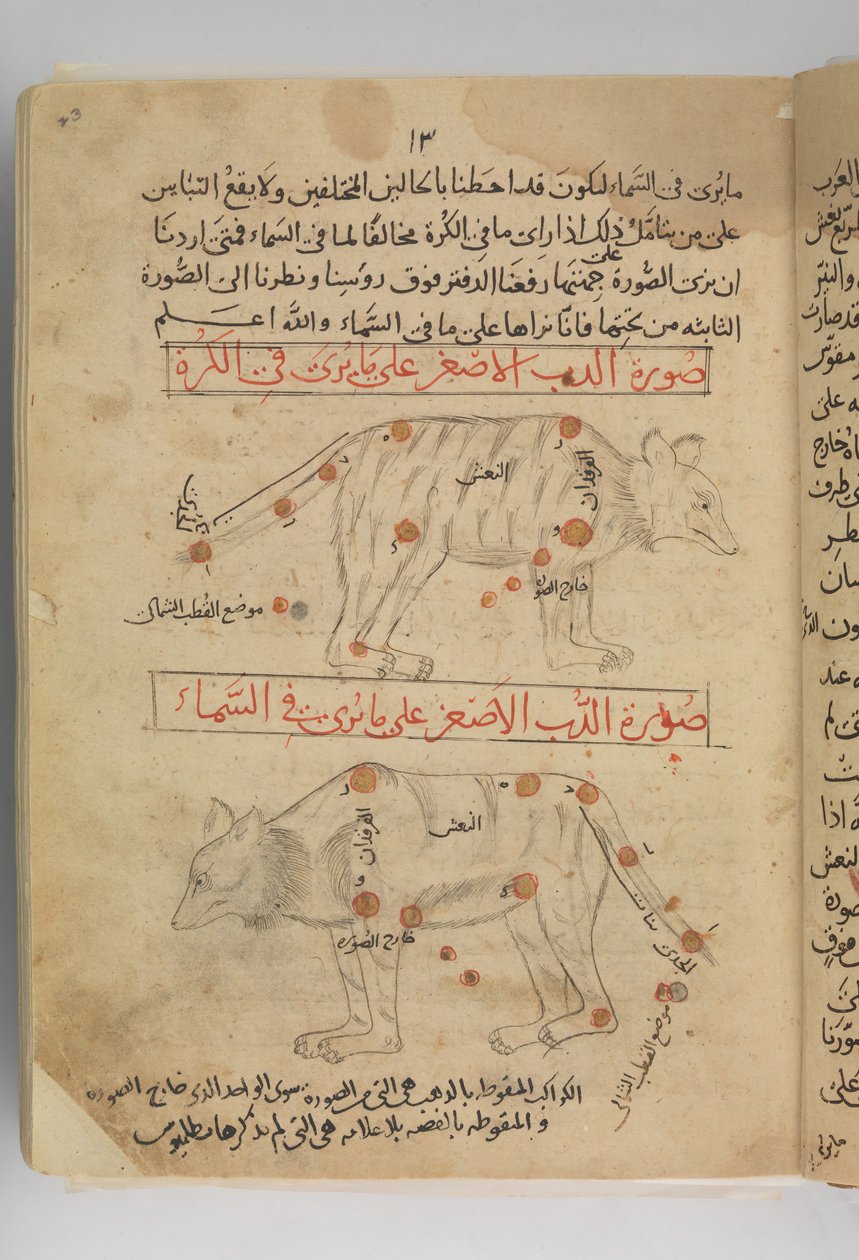 Kitab suwar al-kawakib al-thabita Boek van de Beelden van de Vaste Sterren, Iran, late 15e eeuw door Abd al Rahman al Sufi