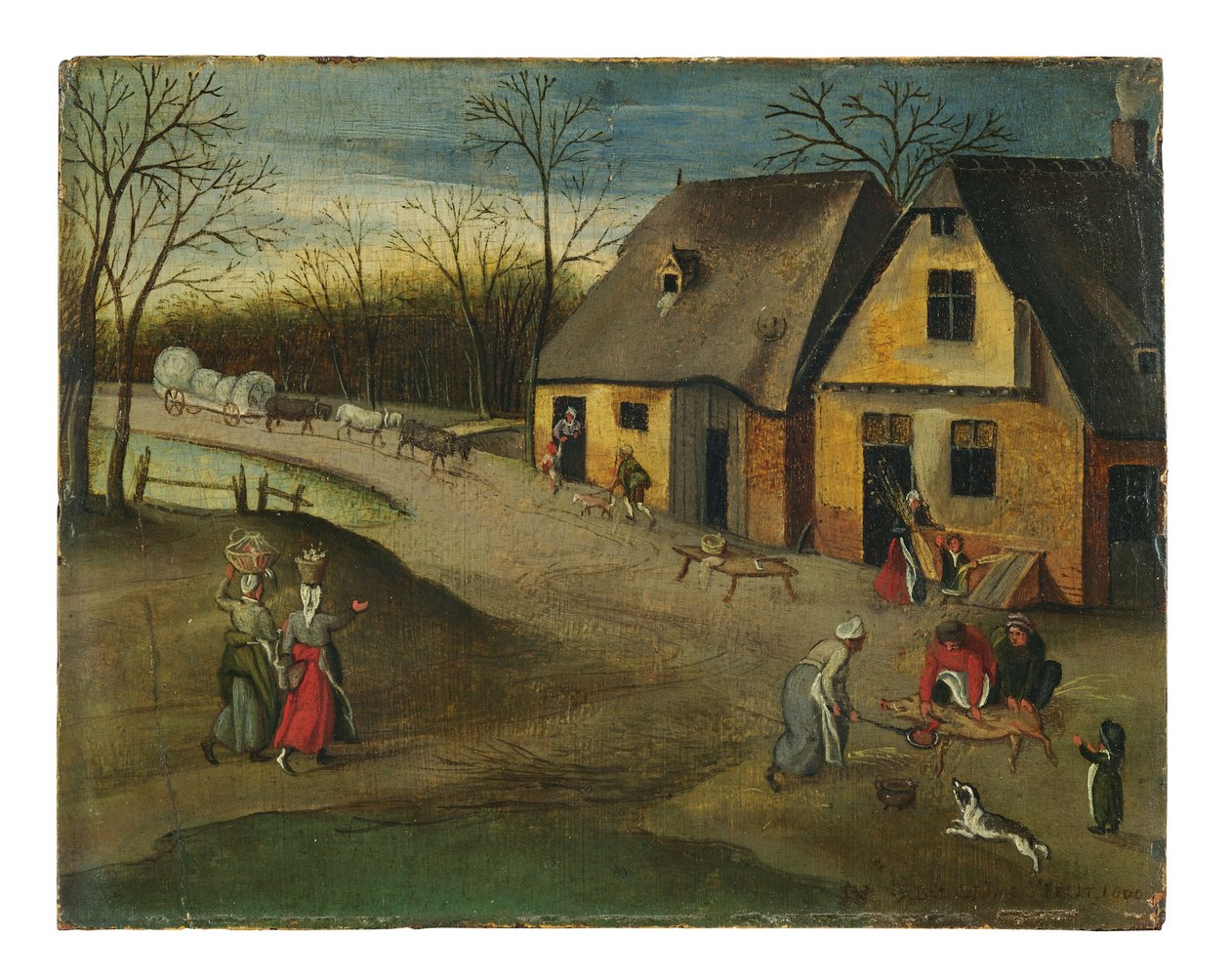 Herfst of werk op de boerderij door Abel Grimmer