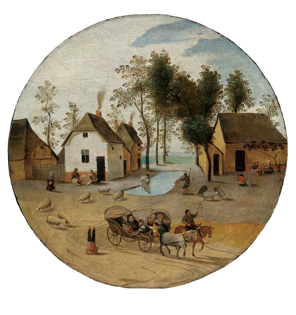 De maand juni, ca. 1606 door Abel Grimmer or Grimer