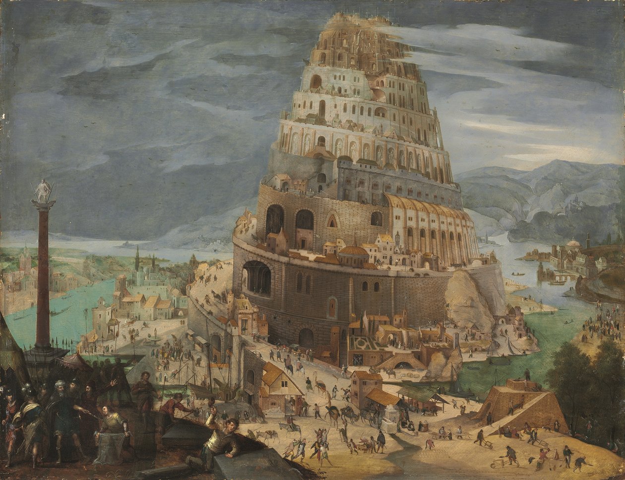De Toren van Babel door Abel Grimmer or Grimer