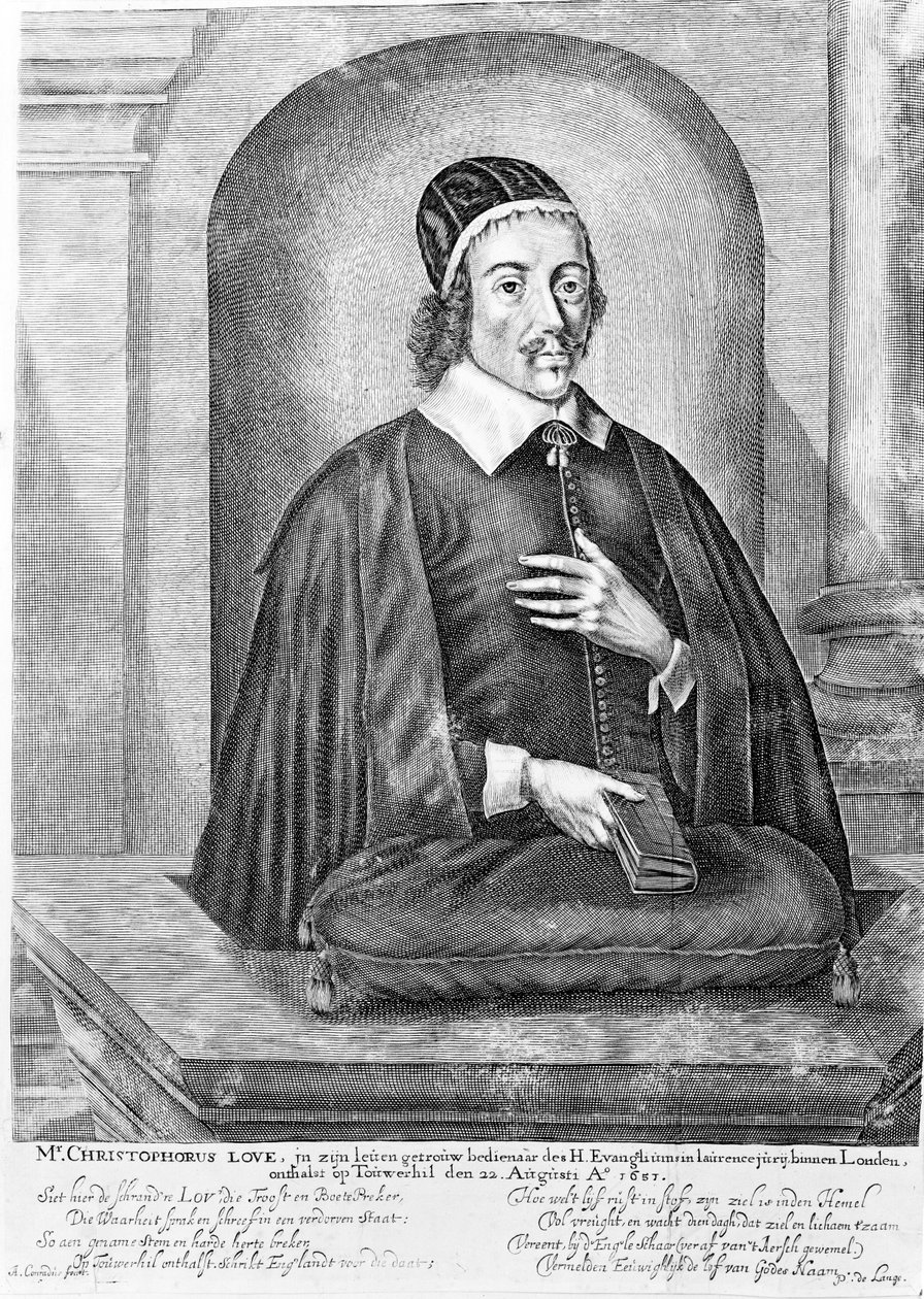 Christopher Love, ca. 1651 door Abraham Conradus
