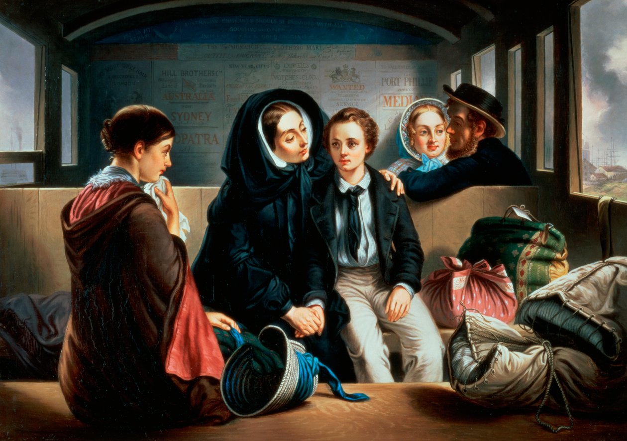 Tweede Klasse - Het Afscheid door Abraham Solomon