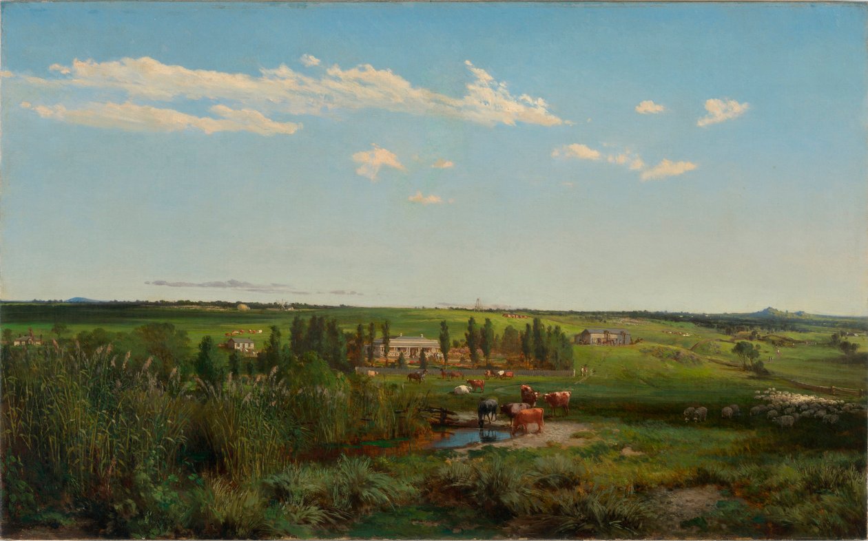 Het landgoed van Mount Fyans in Australië door Abraham Louis Buvelot