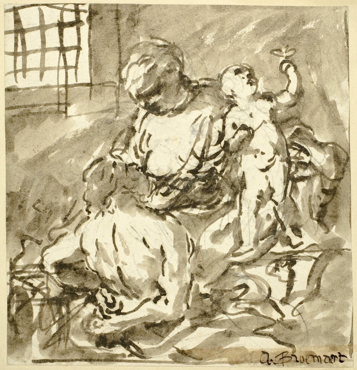 Caritas Romana door Abraham Bloemaert