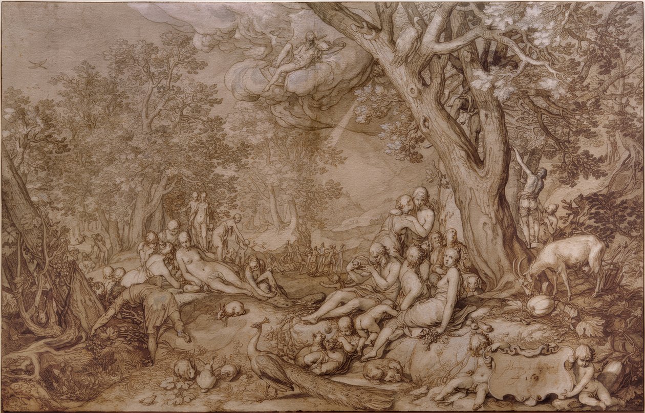 Het Gouden Tijdperk door Abraham Bloemaert