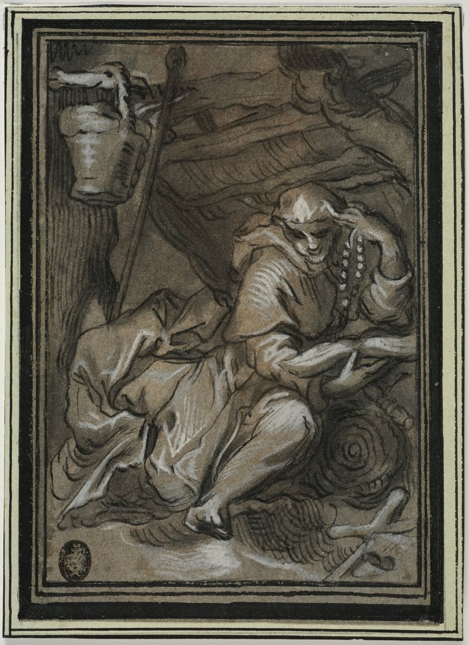 Sint Hilarion door Abraham Bloemaert