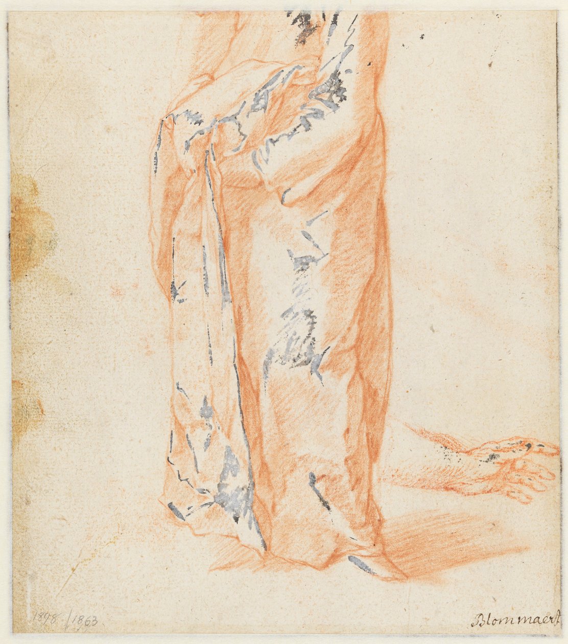 Studies van een koe door Abraham Bloemaert