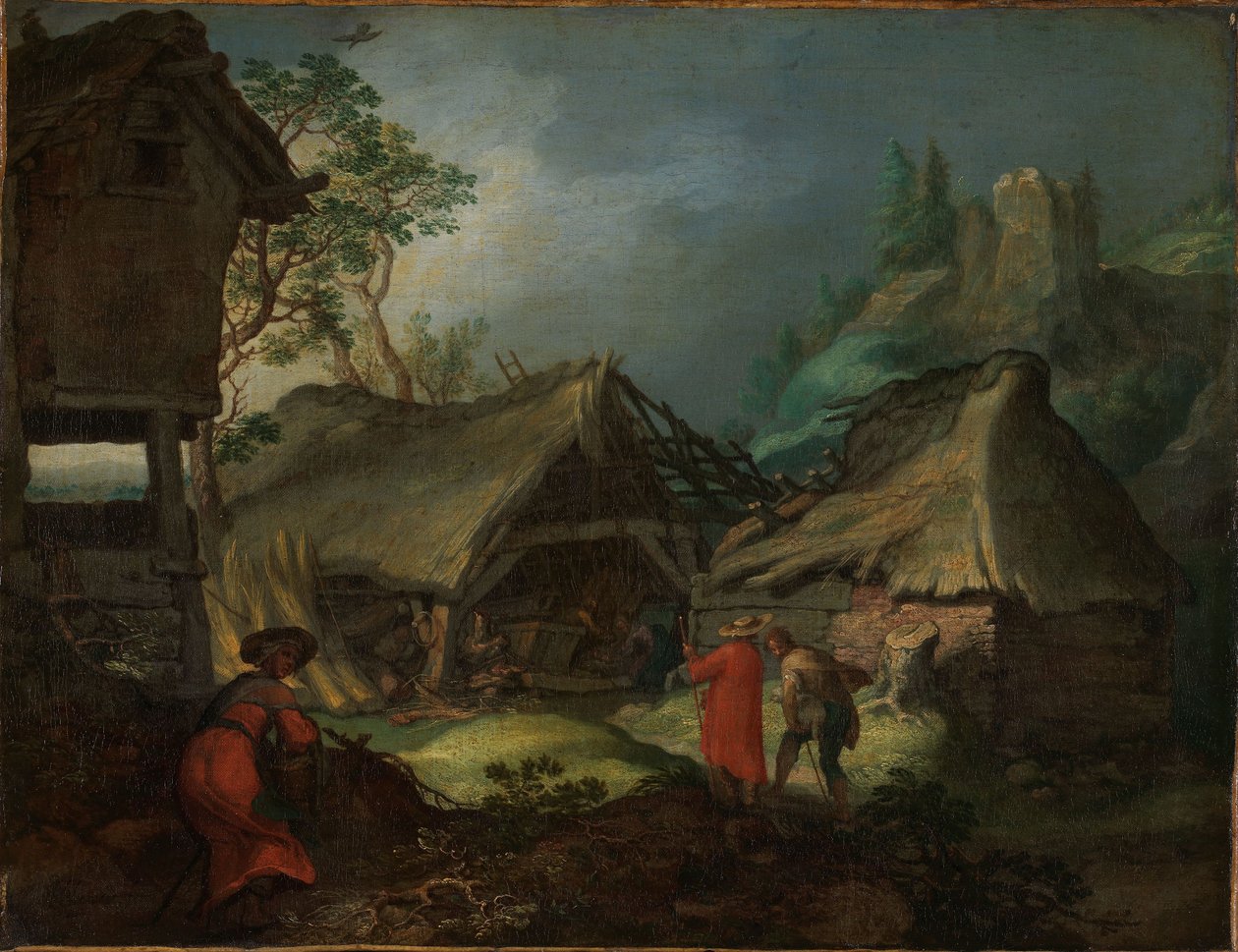 De aanbidding van de herders door Abraham Bloemaert