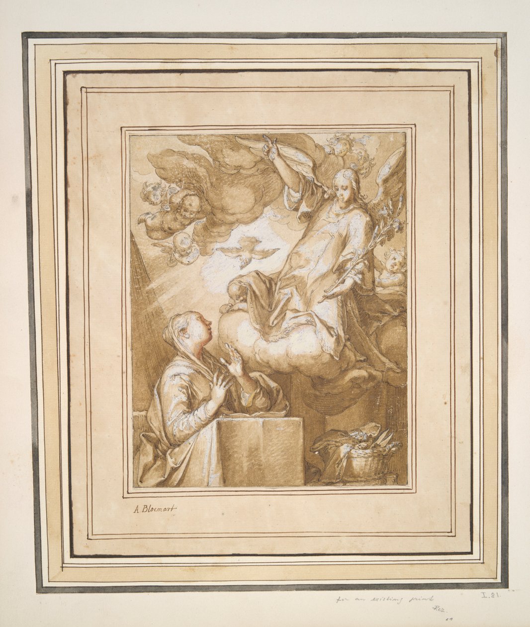 De Aankondiging door Abraham Bloemaert
