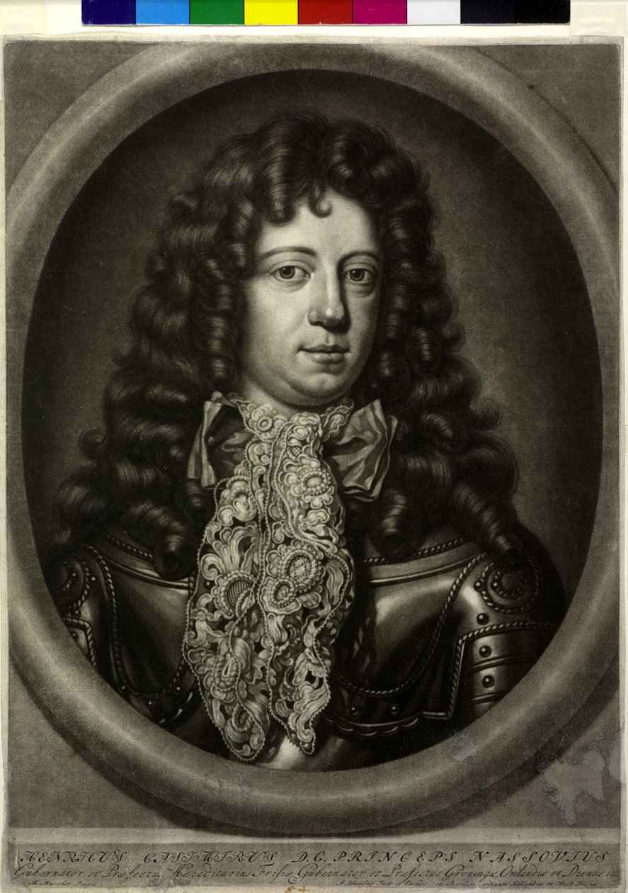 Graaf van Nassau-Diez Hendrik Casimir II door Abraham Blooteling