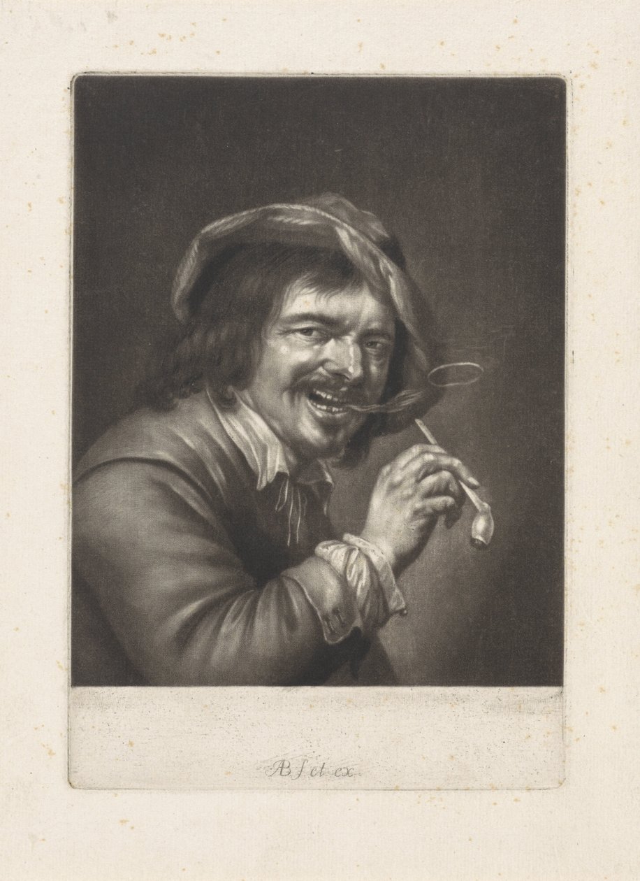 Man met een pijp (de Reuk) door Abraham Bloteling