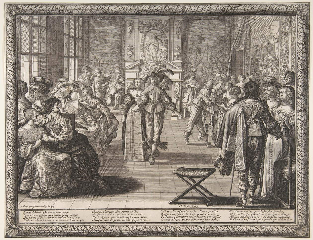 Het Bal door Abraham Bosse