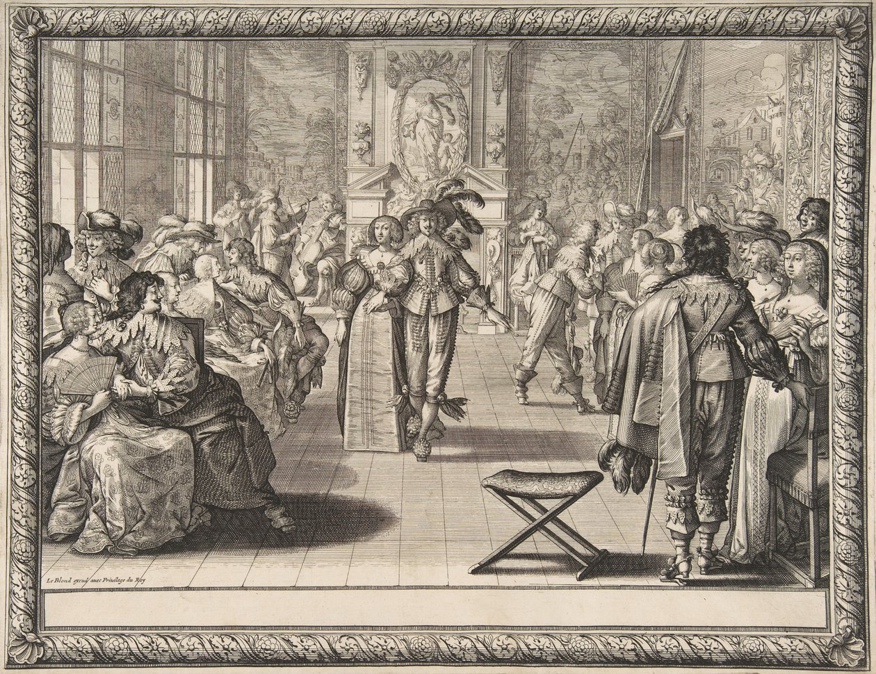 Het Bal door Abraham Bosse