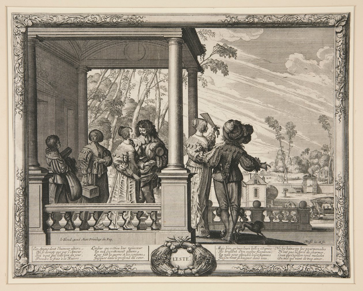 De vier seizoenen: Zomer door Abraham Bosse