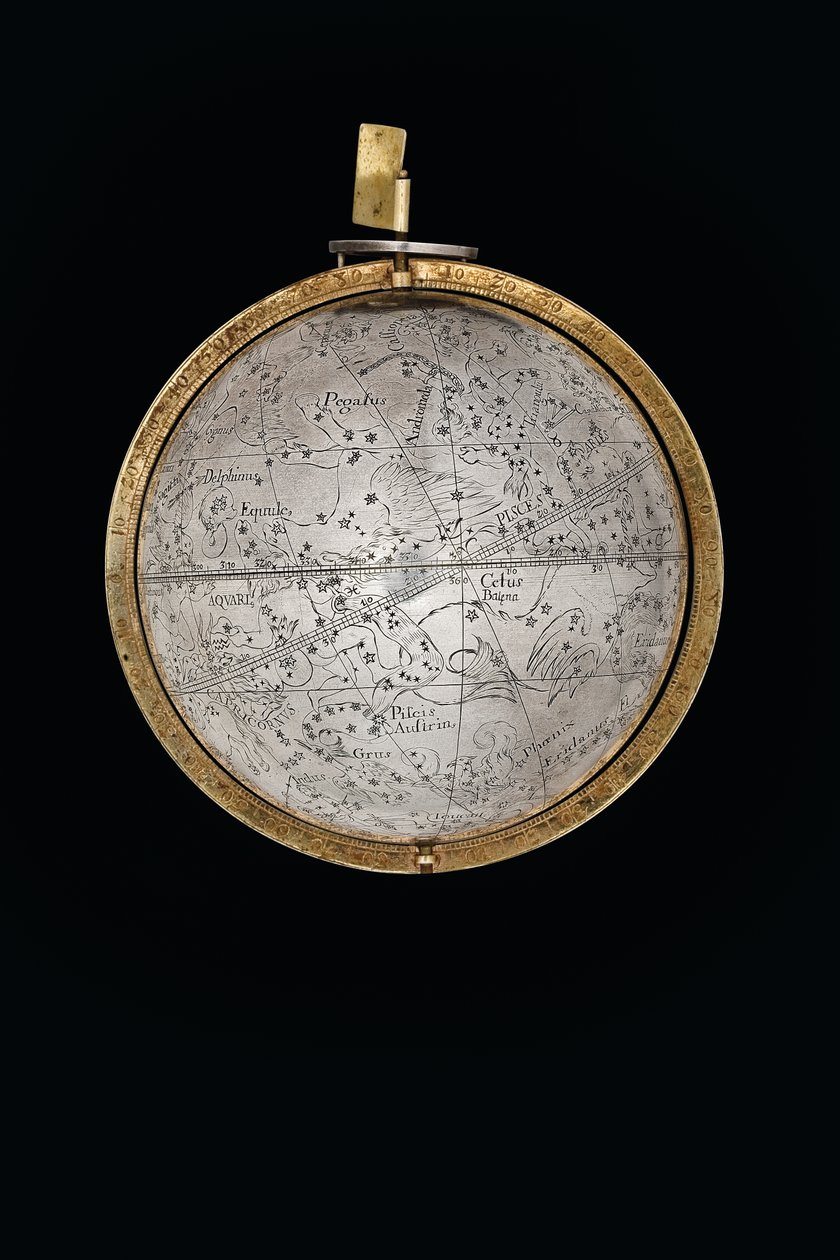 Twee uitzonderlijke aardse en hemelse globes, ondersteund door Hercules en Atlas, Augsburg, 1697-99 door Abraham Drentwett