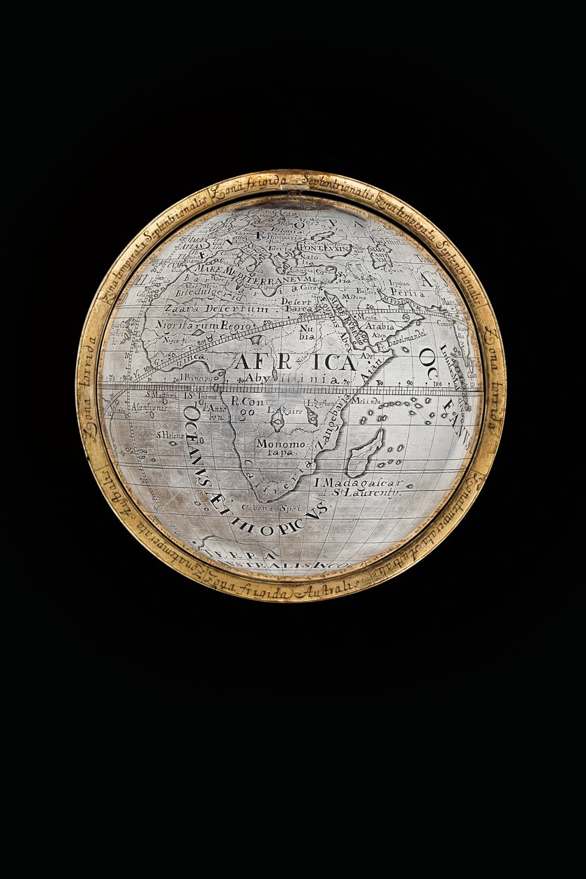 Twee uitzonderlijke aardse en hemelse globes, ondersteund door Hercules en Atlas, Augsburg, 1697-99 door Abraham Drentwett