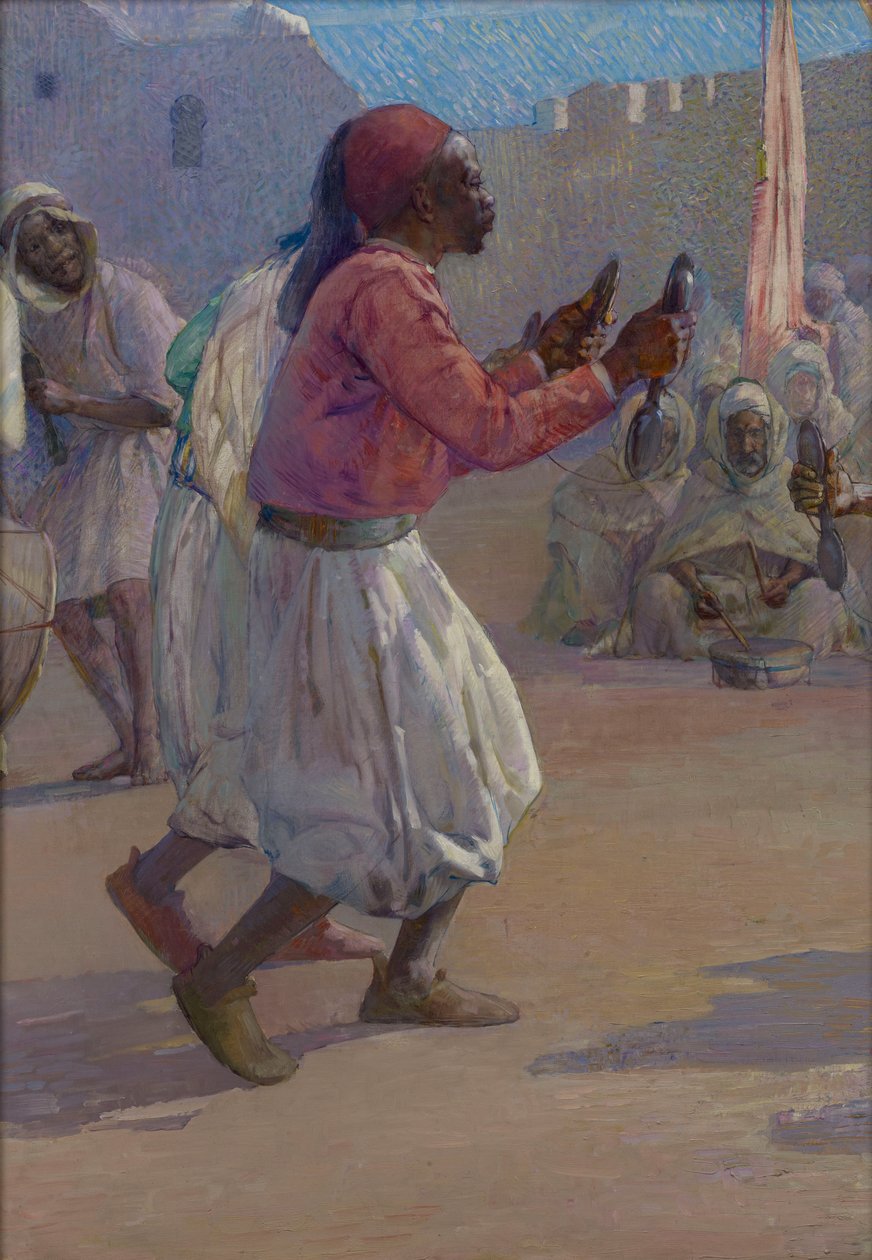 Fragment van La danse black door Abraham Hermanjat