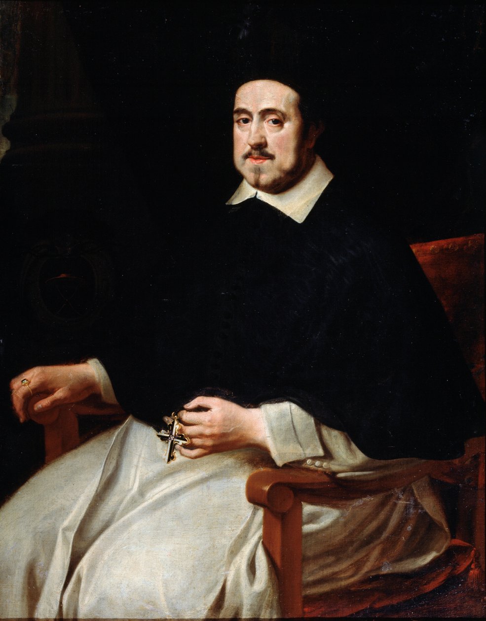 Portret van de bisschop van Antwerpen Ambrosius Cappelus door Abraham Jansz van Diepenbeeck