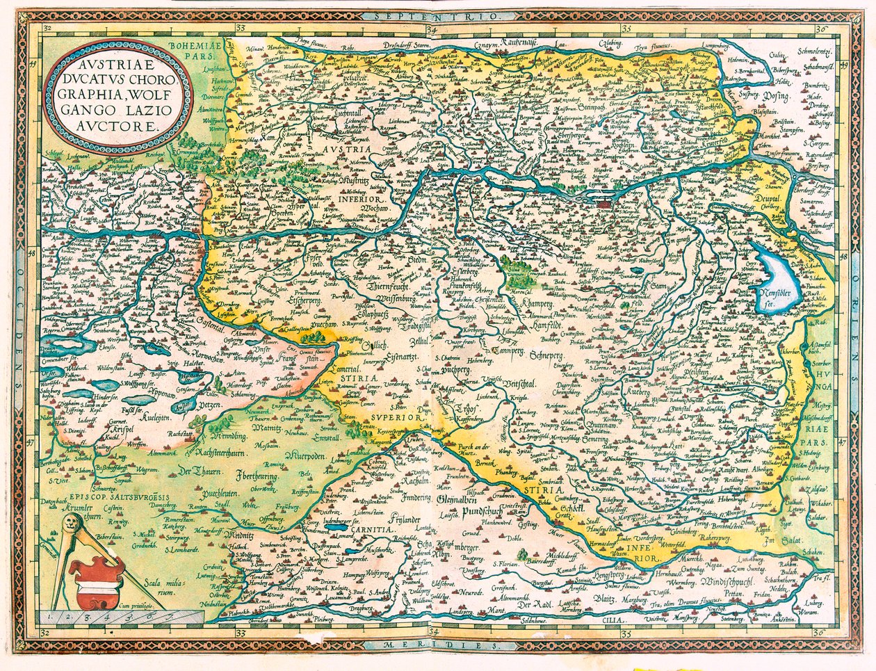Oost-Oostenrijk door Abraham Ortelius