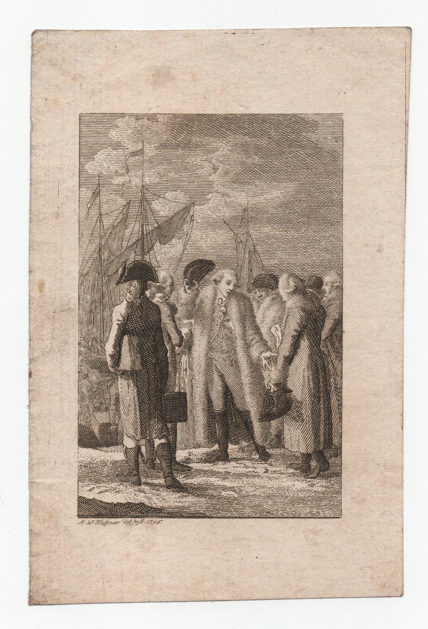 Het afscheid door Abraham Wolfgang Küffner