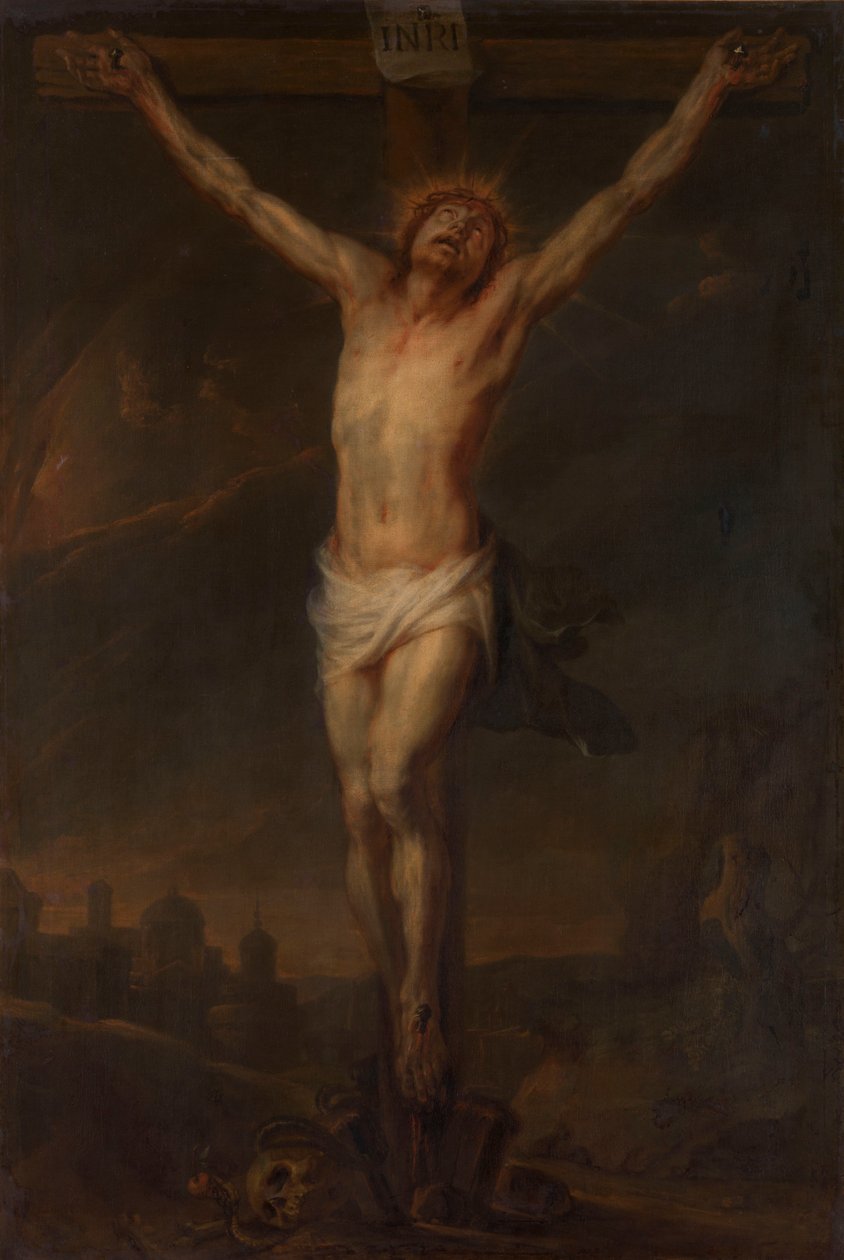 Christus aan het kruis door Abraham van Diepenbeeck