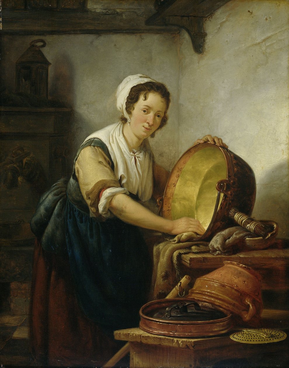 De ketelschrubber door Abraham van Strij