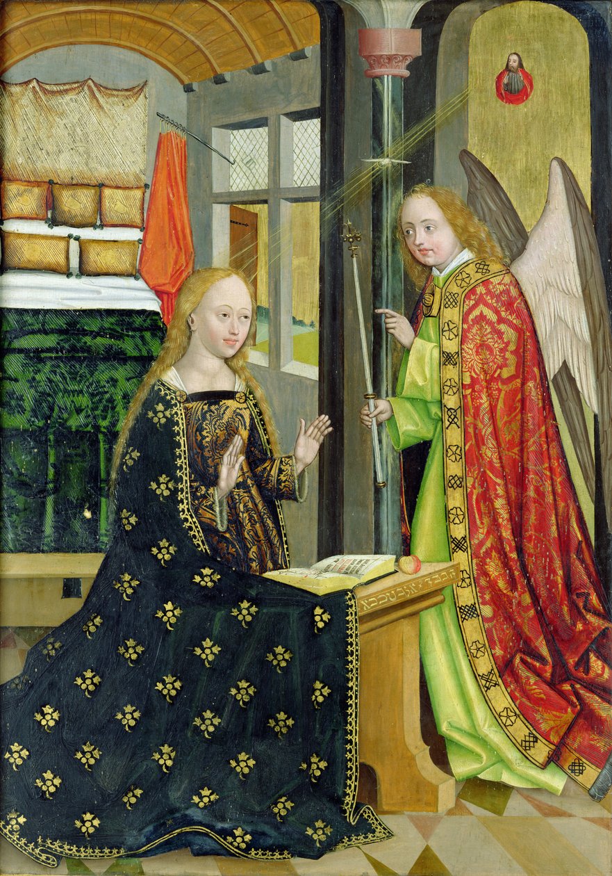 Aankondiging, van het Koepelaltaar, 1499 door Absolon Stumme