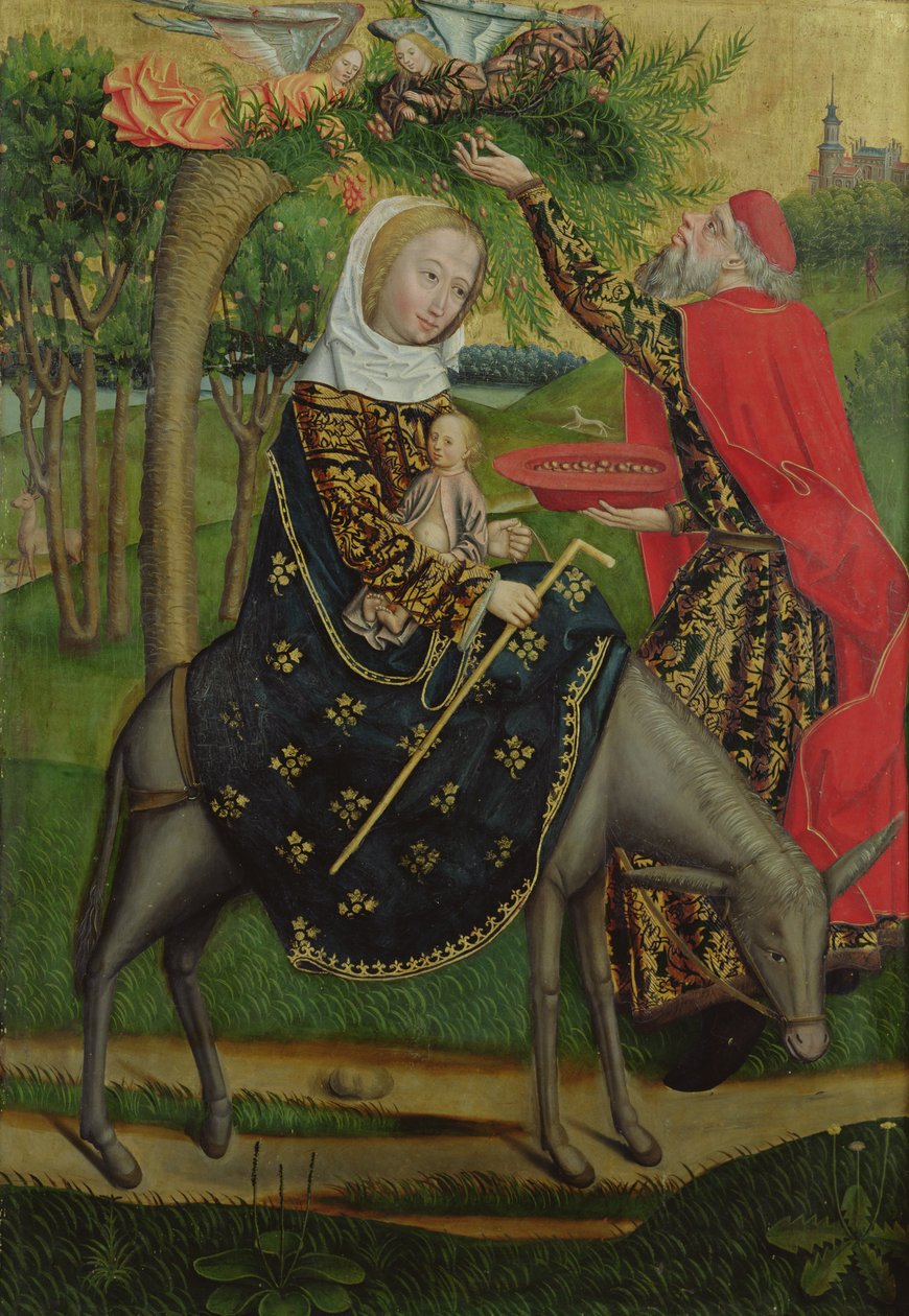 De Vlucht naar Egypte, van het Koepelaltaar, 1499 door Absolon Stumme