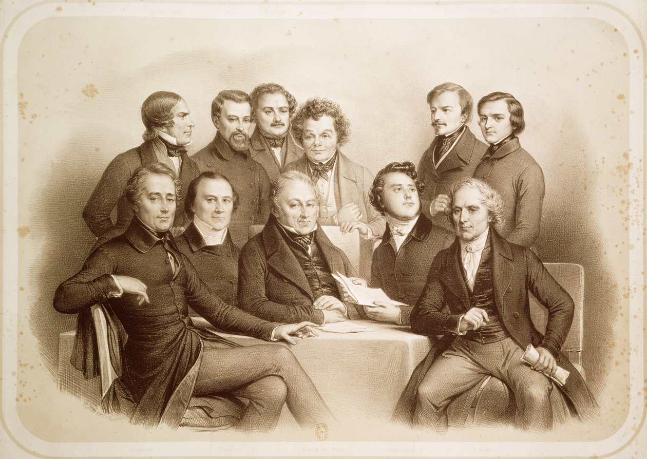 De Voorlopige Regering van 24 februari 1848 door Achille Devéria