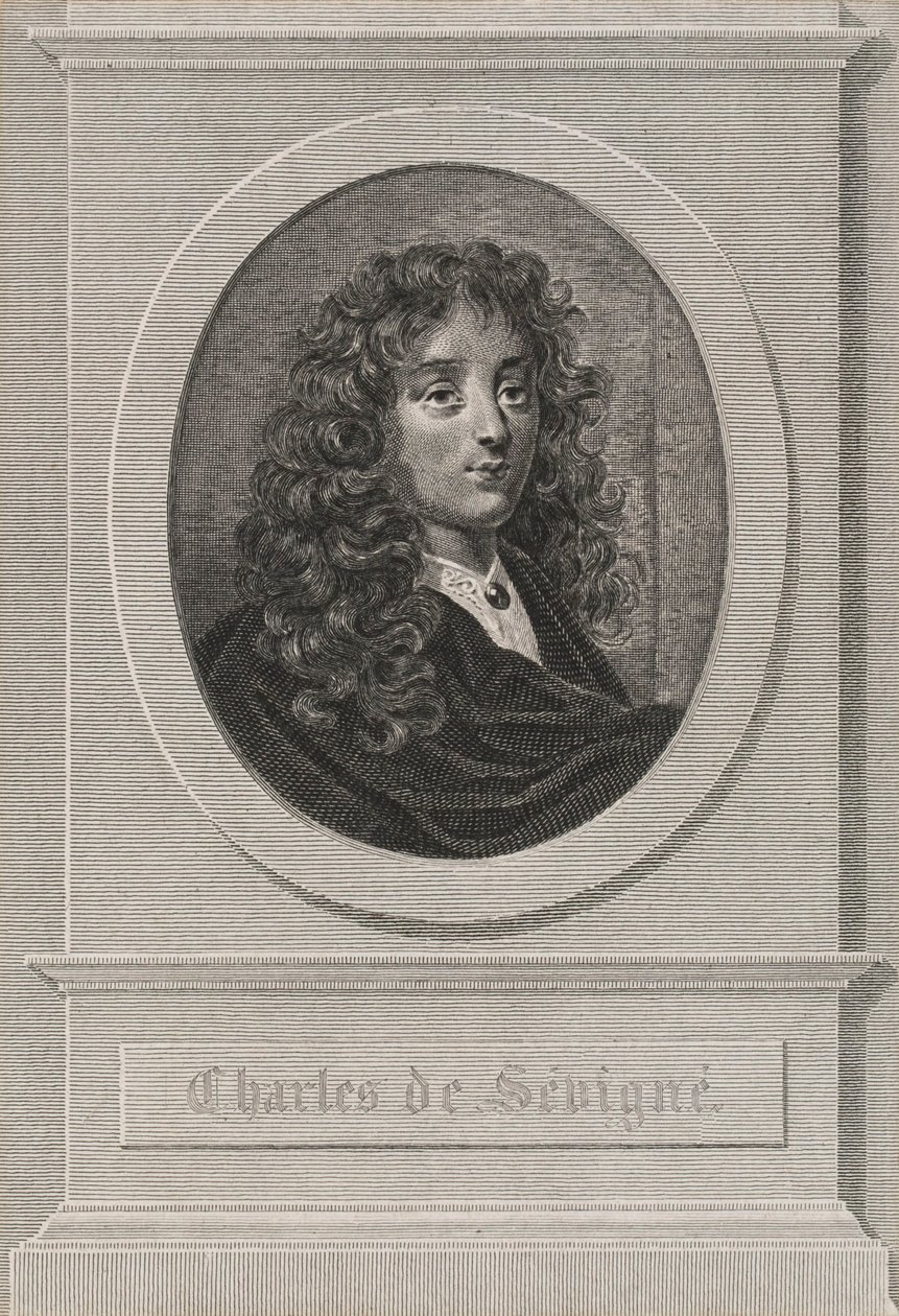 Portret van Charles de Sévigné door Achille Devéria