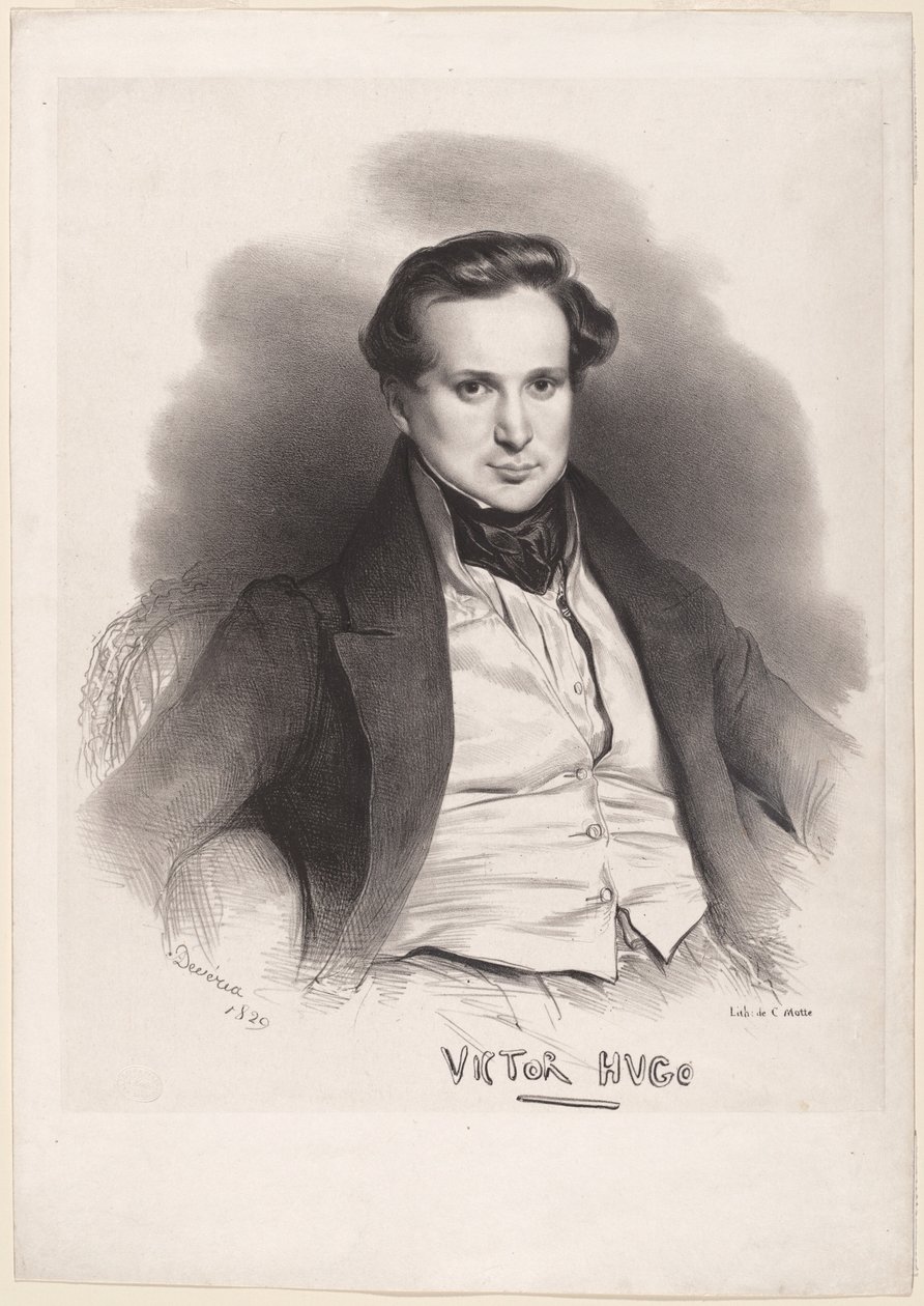 Victor Hugo door Achille Devéria