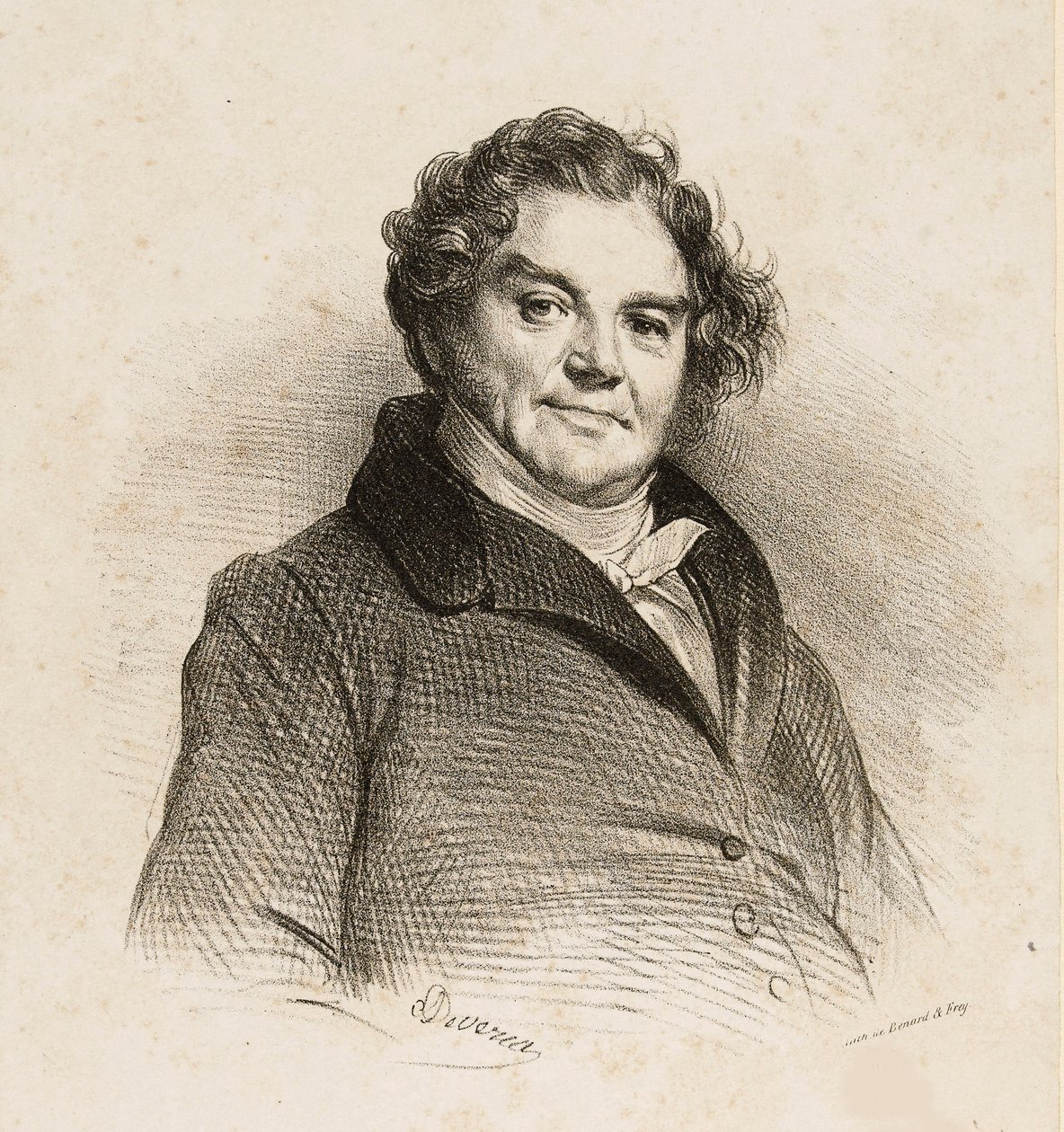 Portret van Eugène François Vidocq 1775-1857, ca. 1828 door Achille Devéria