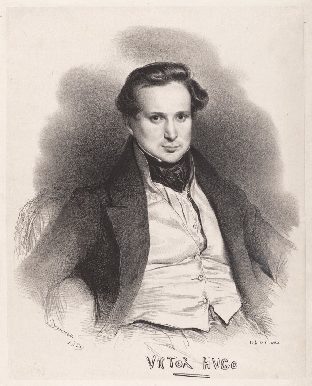 Victor Hugo door Achille Devéria