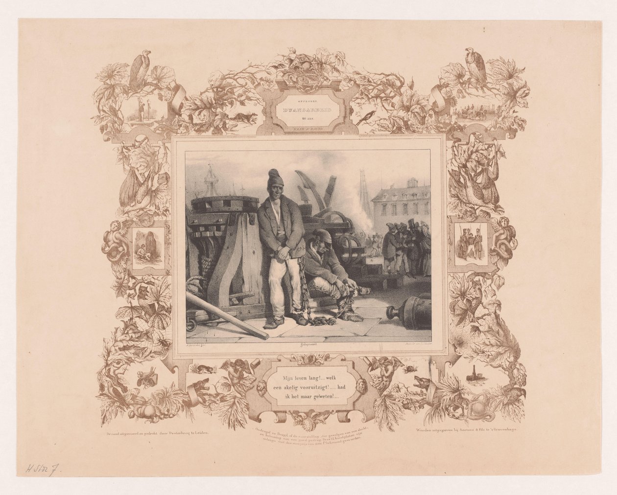 Opprobre / Dwangarbeid / 40 ans door Achille Girardot