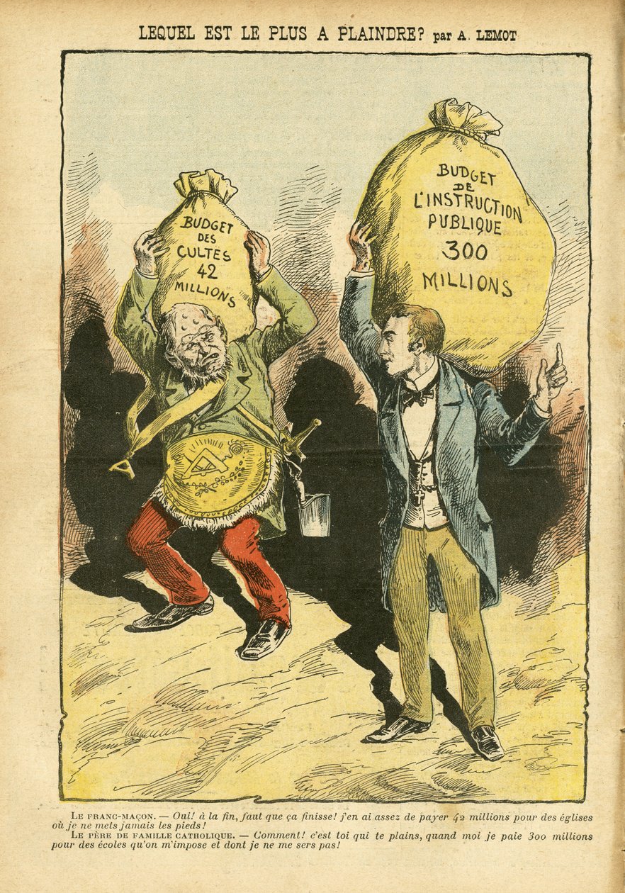 Illustratie door Achille Lemot in Le Pelerin door Achille Lemot