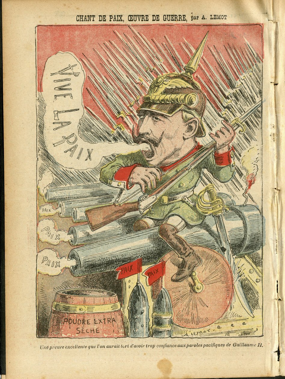 Illustratie van Achille Lemot (1846-1909) in Le Pelerin door Achille Lemot