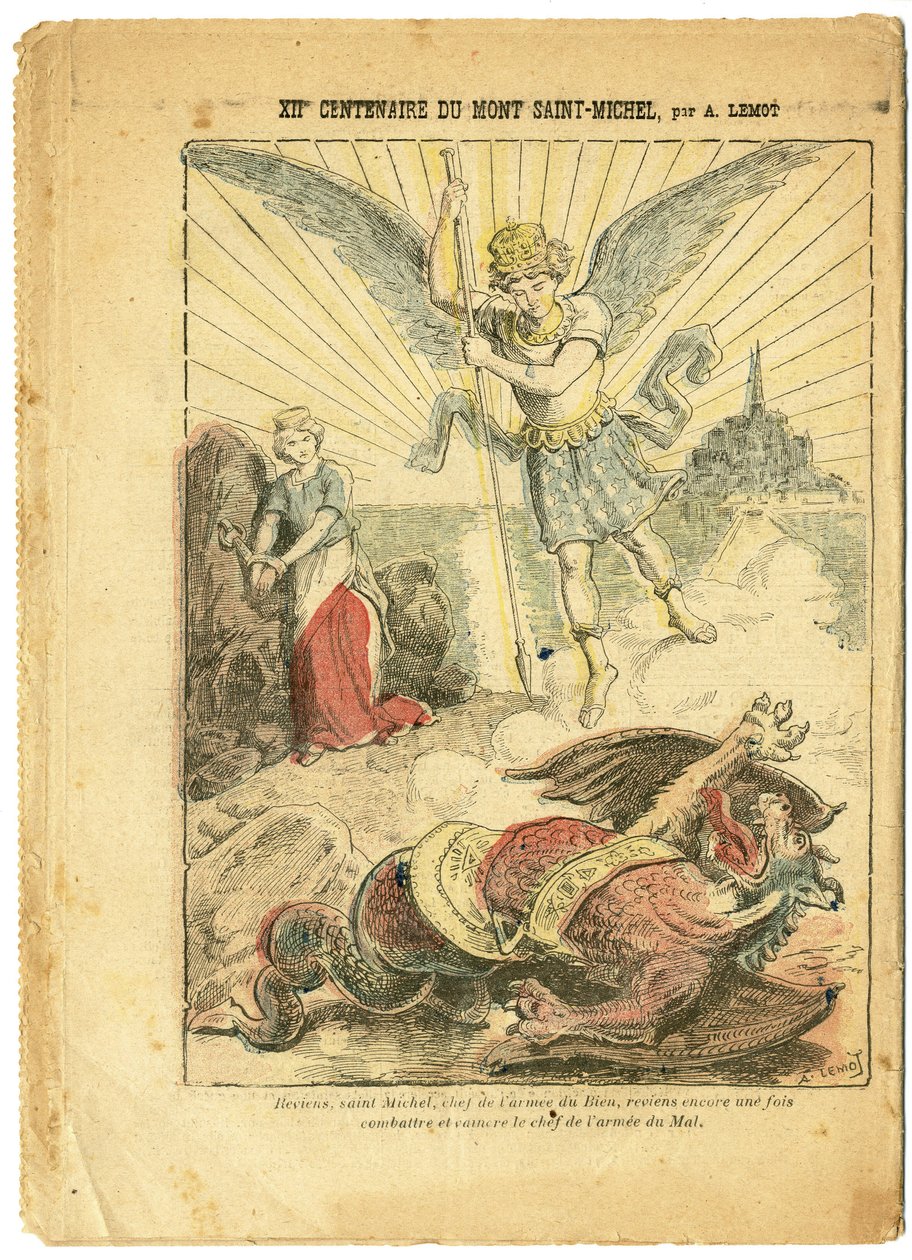 Illustratie van Achille Lemot (1846-1909) in Le Pelerin door Achille Lemot