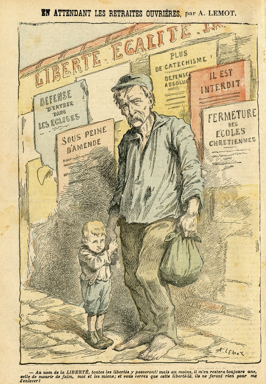 Illustratie van Achille Lemot in Le Pelerin door Achille Lemot