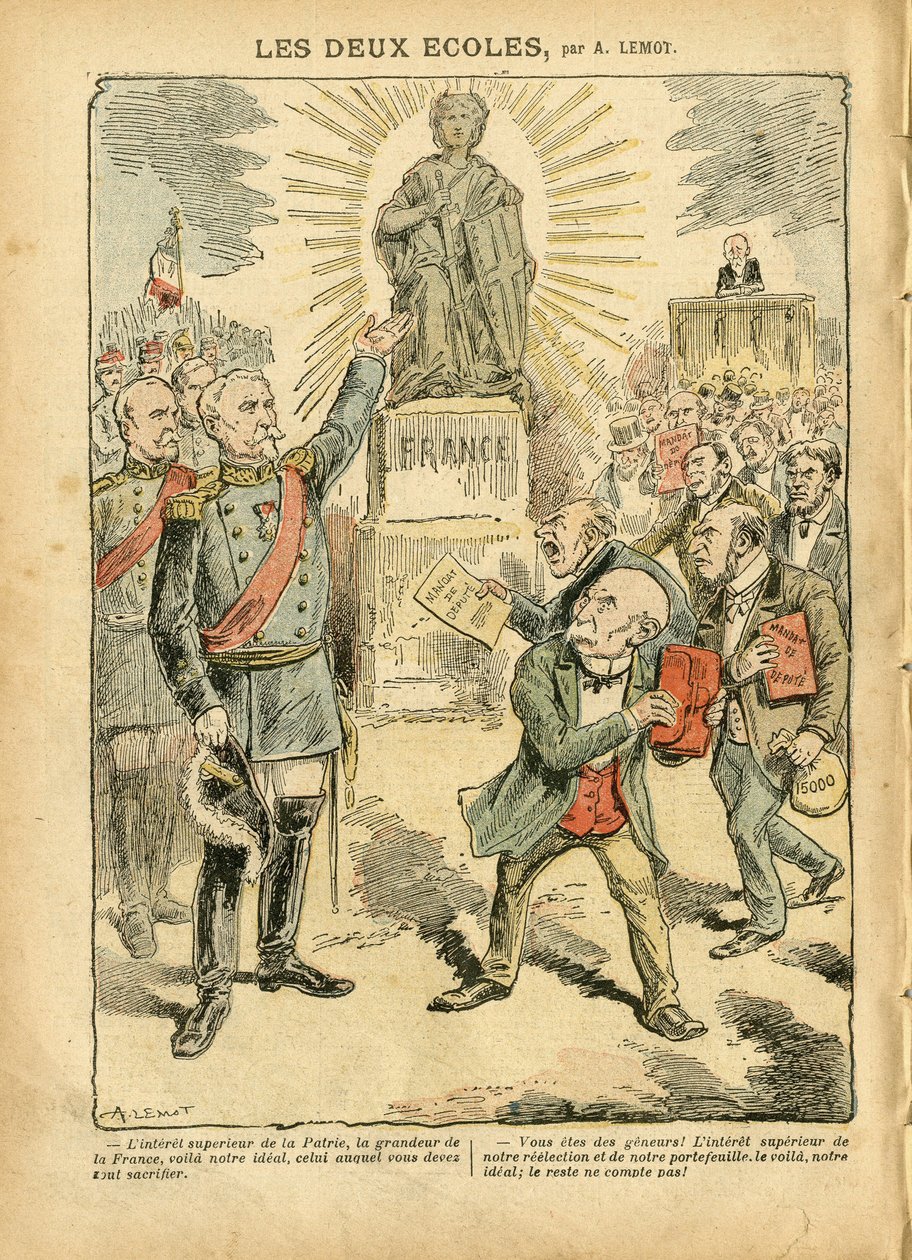 Illustratie van Achille Lemot (1846-1909) in Le Pelerin door Achille Lemot